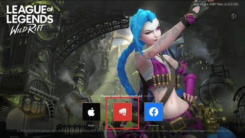 英雄联盟手游怎么用苹果id登录