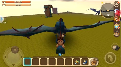 迷你世界如何骑黑龙