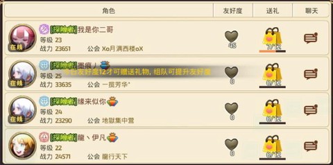 龙之谷怎么送好友礼物[图2]