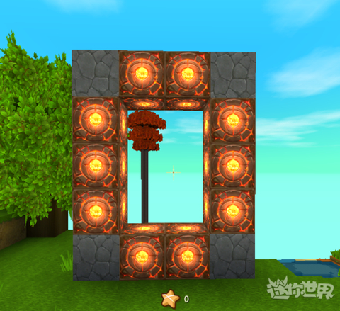 迷你世界怎么制作校门