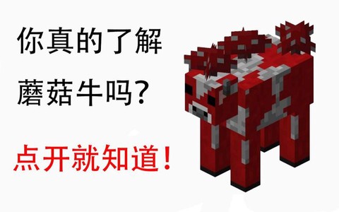 我的世界蘑菇牛有什么用
