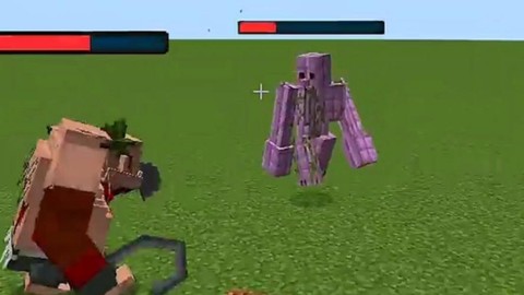 我的世界怎么石头傀儡